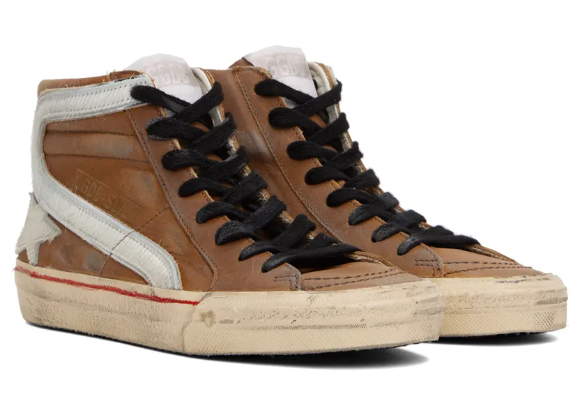 Golden Goose Brown Slide Sneakers (GWF00115.F003234.55440) (4)