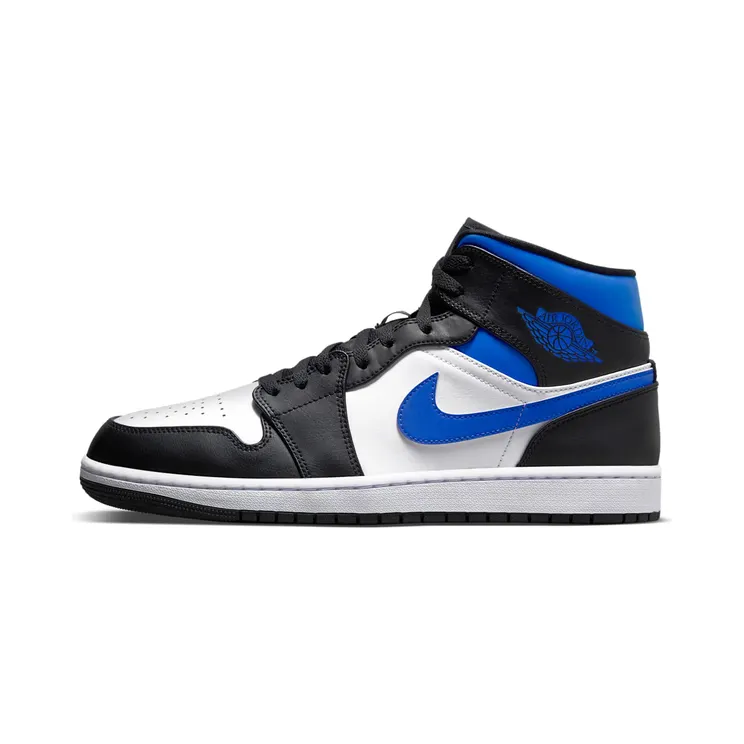 Air Jordan 1 Mid “White / Black / Racer Blue” (554724-140)