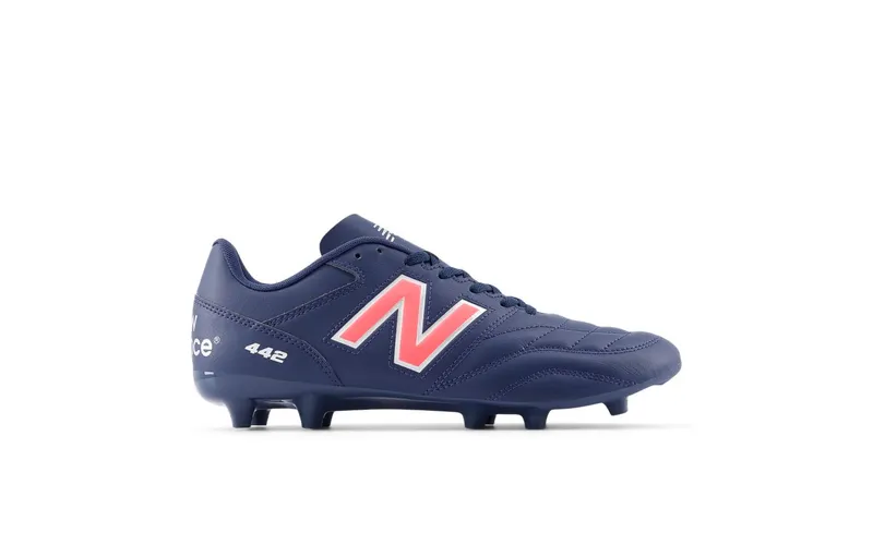 New Balance 442 Academy FG v2 Navy Silver Energy Red (MS43FMP2)