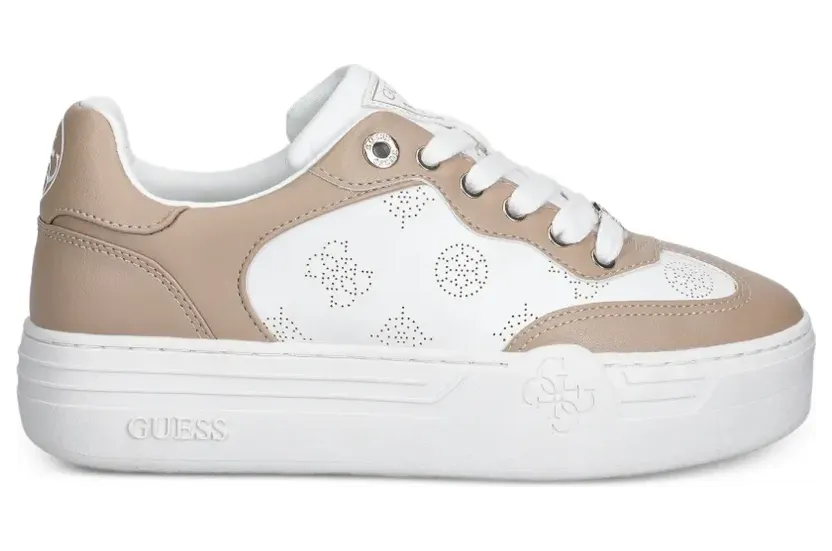GUESS USA Sneakers met geperforeerd vlak – Wit (FLPSW3FAL12)