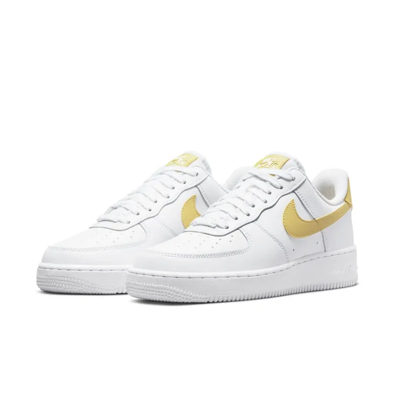 Nike Air Force 1 ’07 White Saturn Gold White White (W) (315115-170)