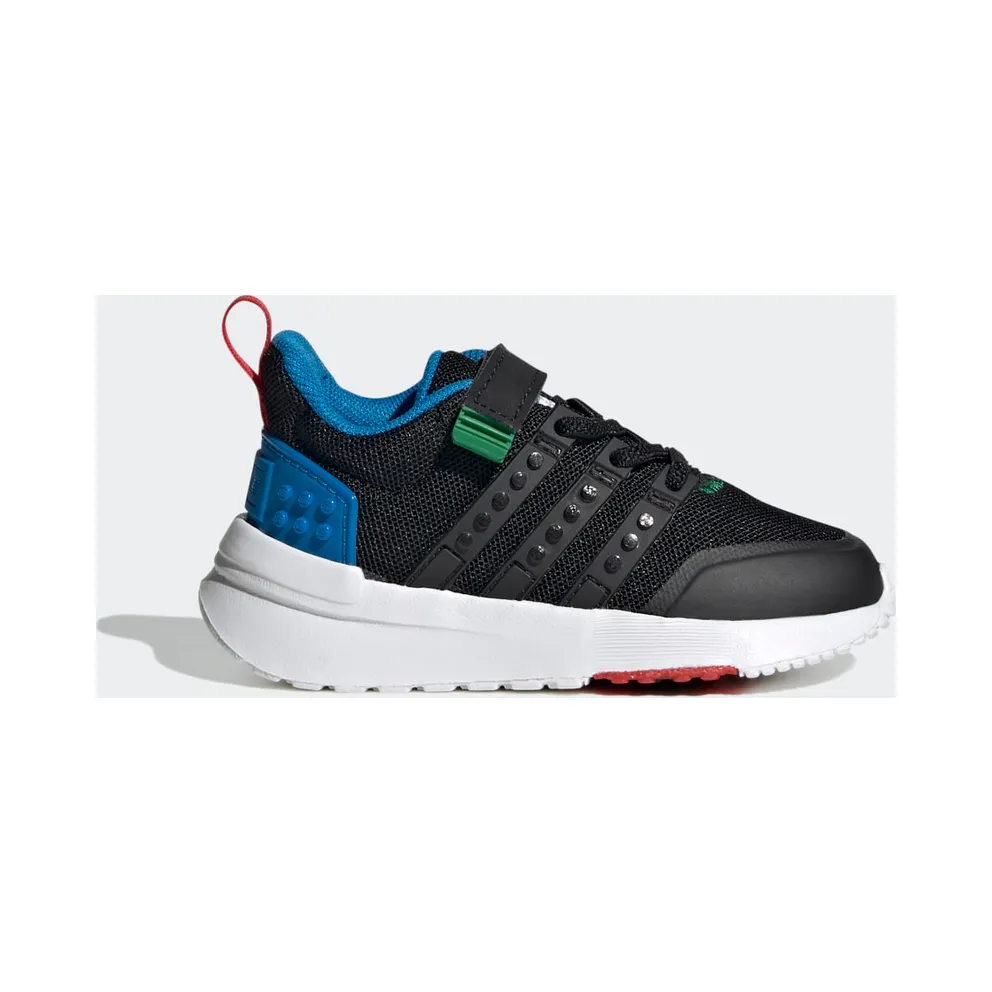 adidas x LEGO® Racer TR21 Elastic Lace and Top Strap Schuh Core Black / Core Black / Shock Blue (HQ1319)
