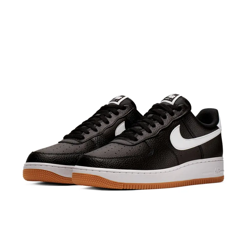 Nike Air Force 1 ’07 Black White Gum Black/White-Wolf Grey-Gum (CI0057-002)