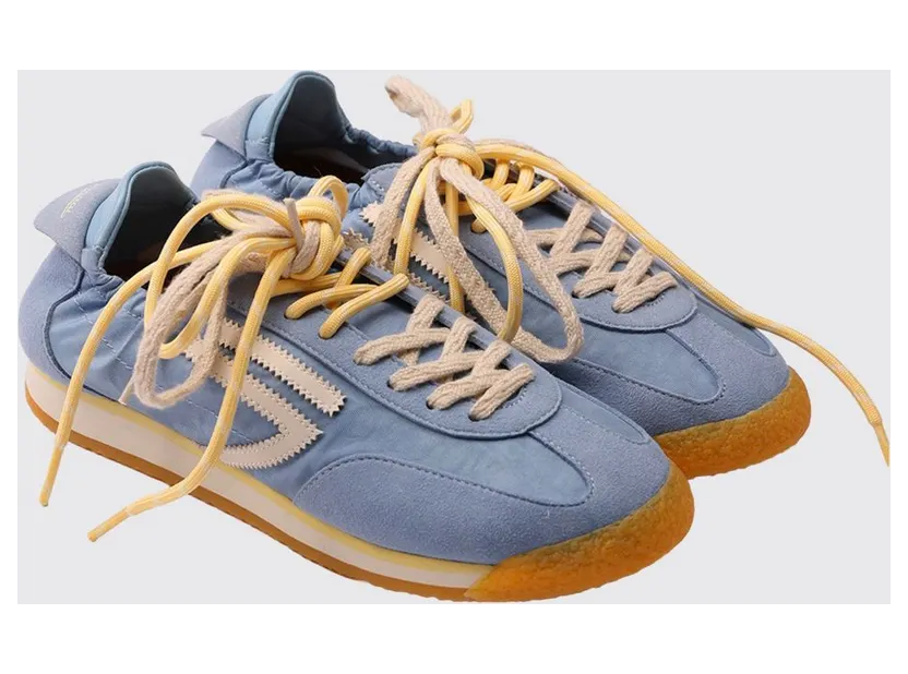 Puraai Panther Vegan Leather and Nylon Sneakers Wisteria (PU602P033)