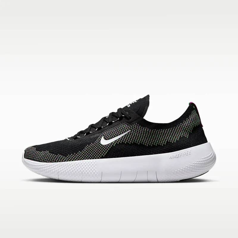 Nike Free 2025 Black White Green Strike Purple (HF1078-003)