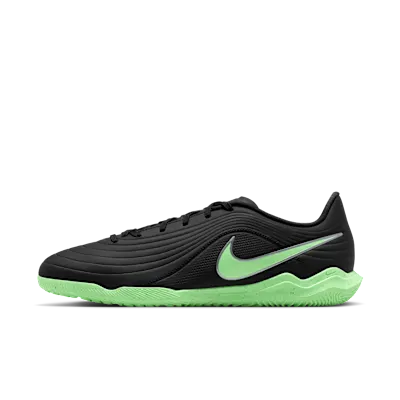 Nike Tiempo Maestro Club Indoor/Court Low-Top “Black/Black/Illusion Green” (IB4486-001)