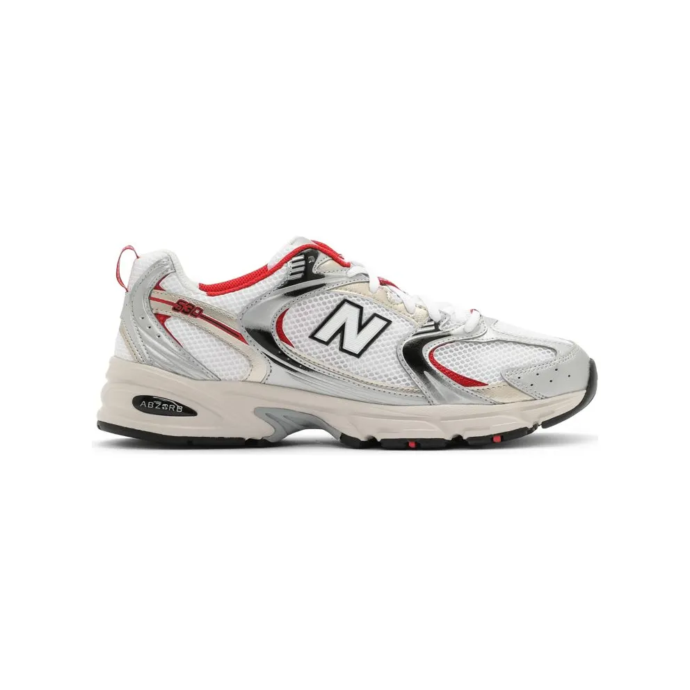 New Balance 530 White Grey Red (MR530ZNR)