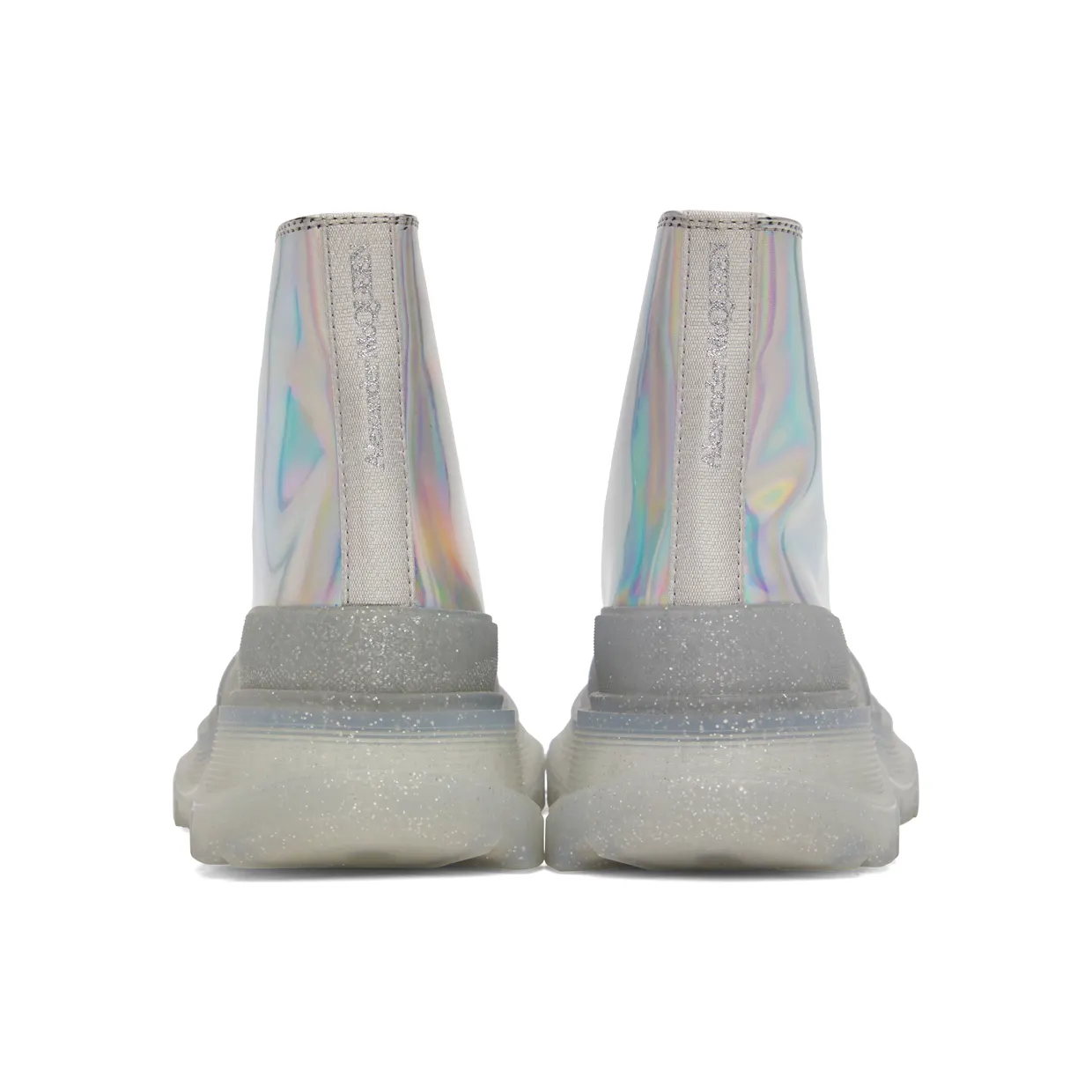 Alexander McQueen Silver Tread Slick High Sneakers (697088W4T71) (2)