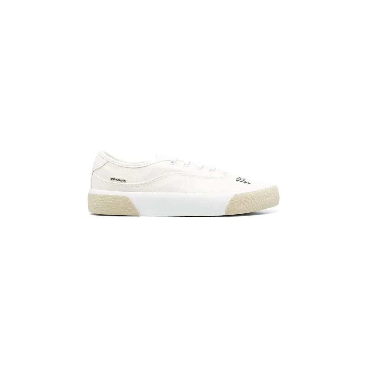 Palm Angels Logo Skaters Sneakers Cream White (PMIN001S23FAB0018501)