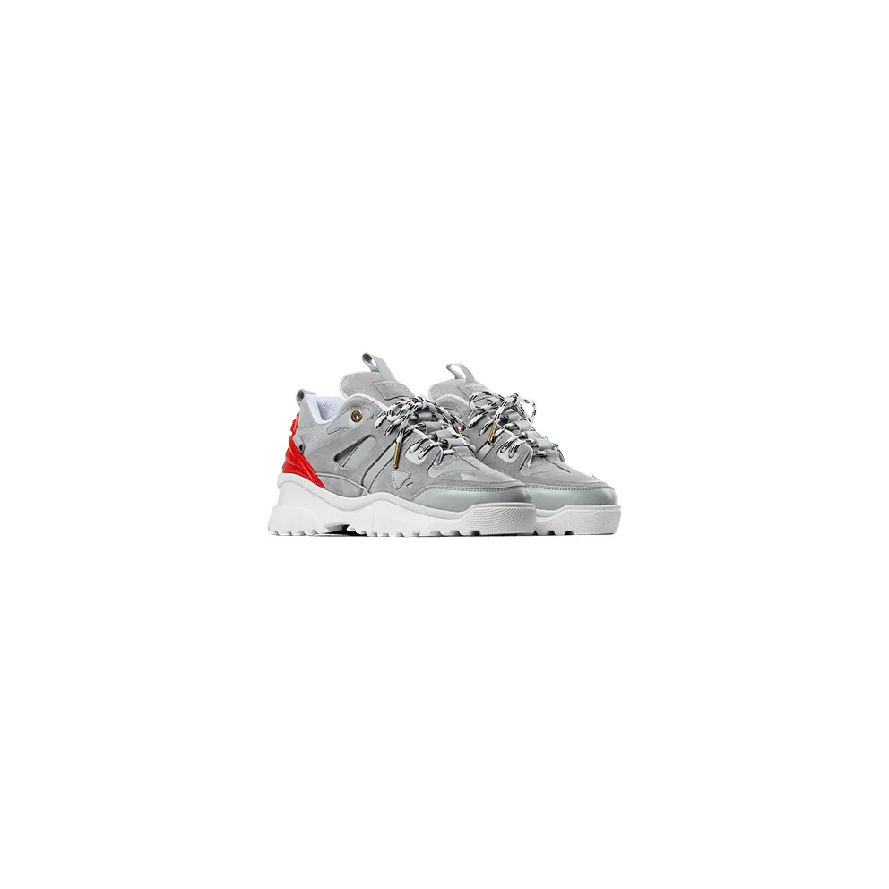 Mason Garments Genova II Grey / Red Grau (SS20-29B)