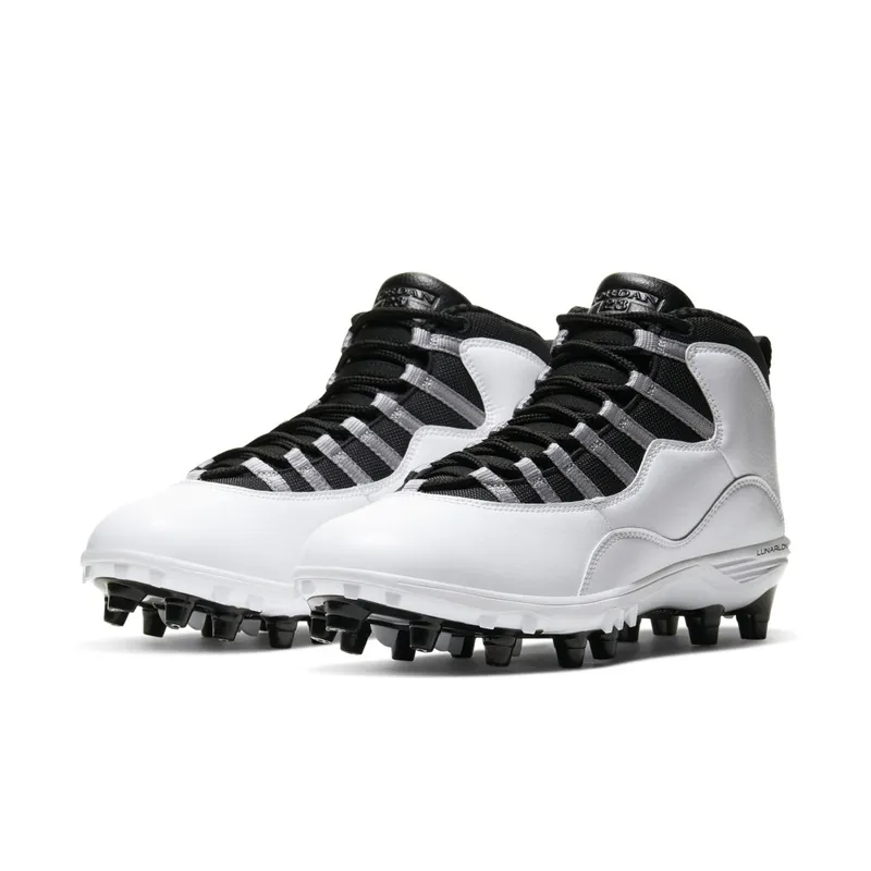 Jordan 10 TD Mid Steel Grey White/Light Steel Grey-Black (CQ2073-100)