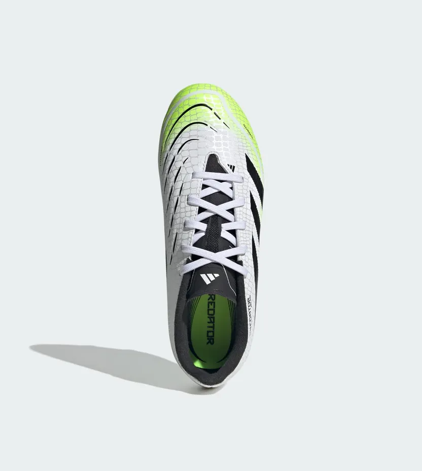 adidas Predator League FG/MG Cloud White Core Black Lucid Lemon (JI1125)