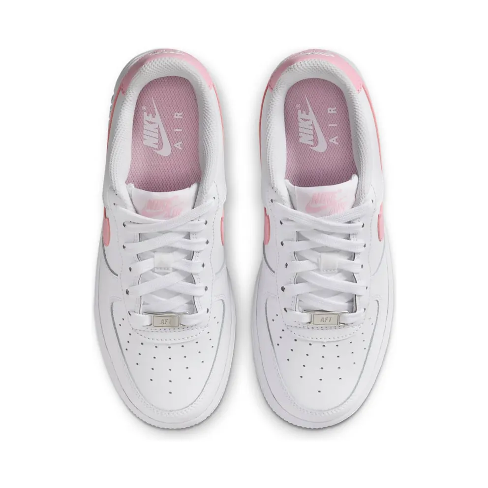 Nike Air Force 1 Low GS “White Medium Soft Pink” (CT3839-115)