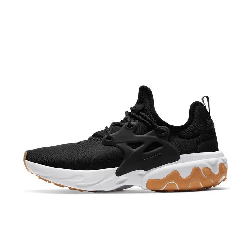 Nike Reacto Presto Black Black/White/Gum Light Brown (AV2605-007)
