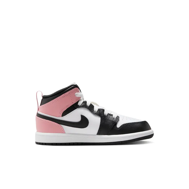 Jordan 1 Mid PS “White Rust Pink Black” (DQ8424-100)