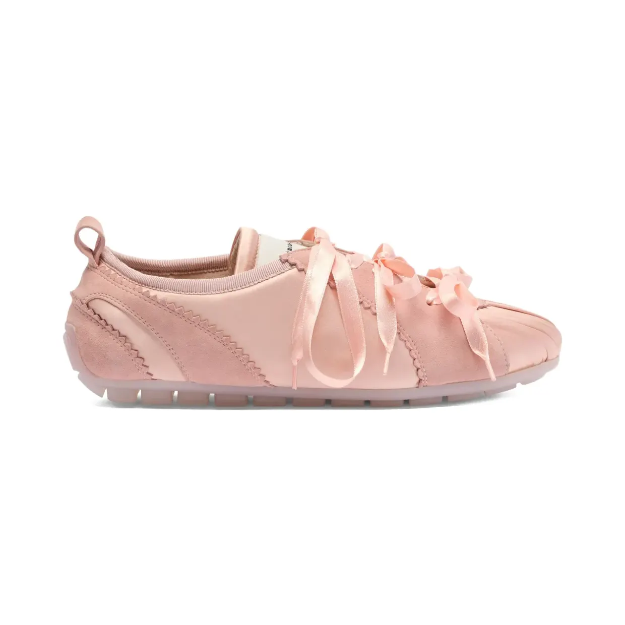 Simone Rocha Ballerina Grip Sneakers aus Satin – Rosa (BPT40816SATINSOFTPINK)