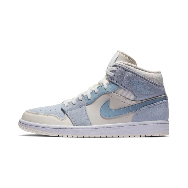 Air Jordan 1 Mid SE ‘Sail Light Blue’ “Summit White / White / Celestine Blue” (DA4666-100)
