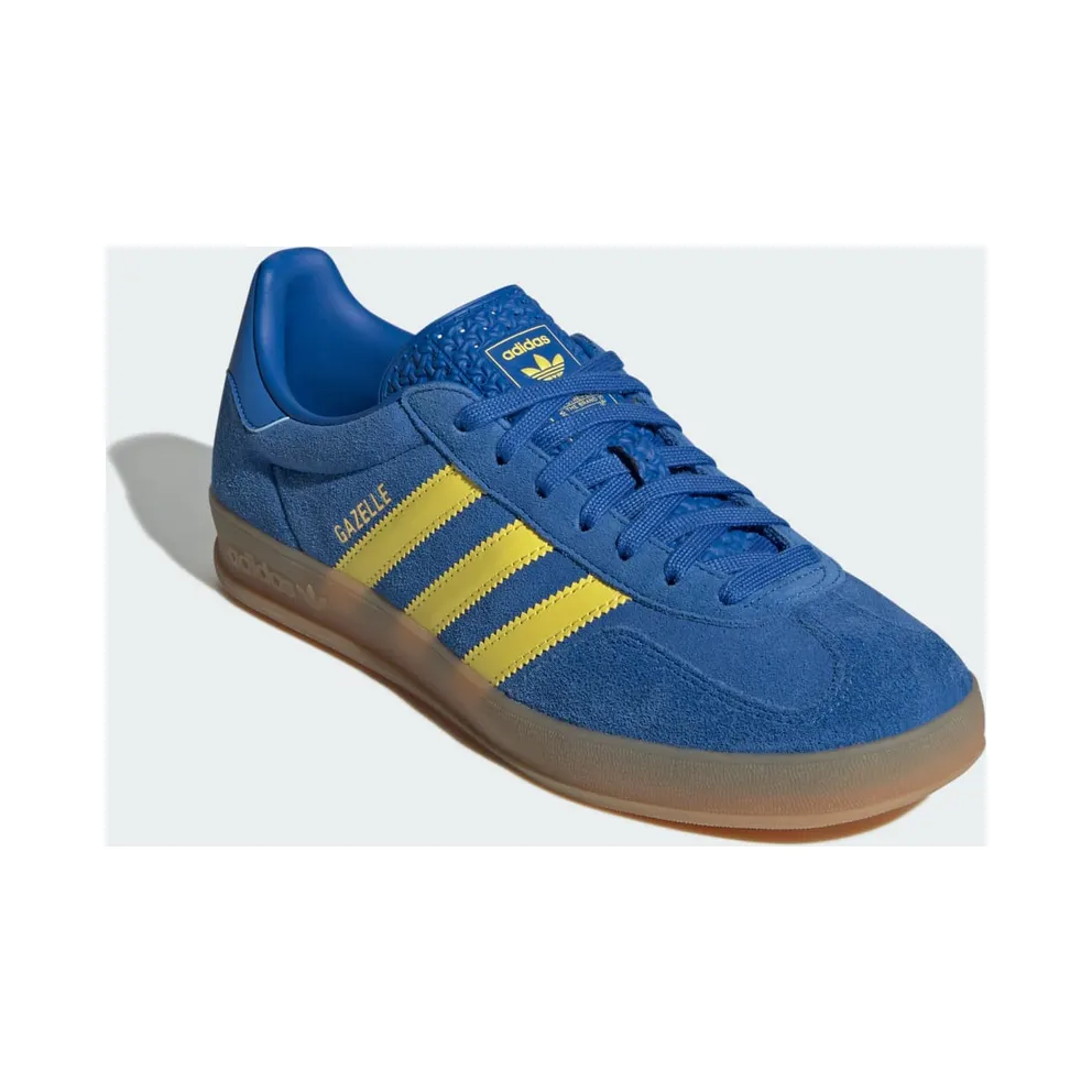 Adidas Gazelle Indoor Blue / Pure Sulfur / Gum (JQ2691)