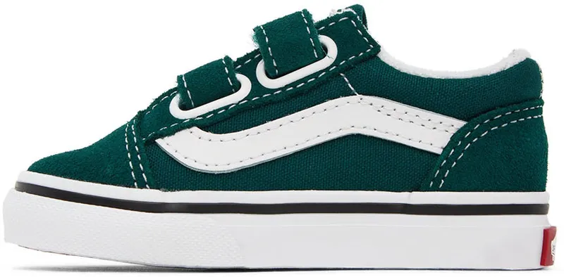VANS Old Skool Velcro Peuterschoenen Green (VN0A4VJJ60Q)
