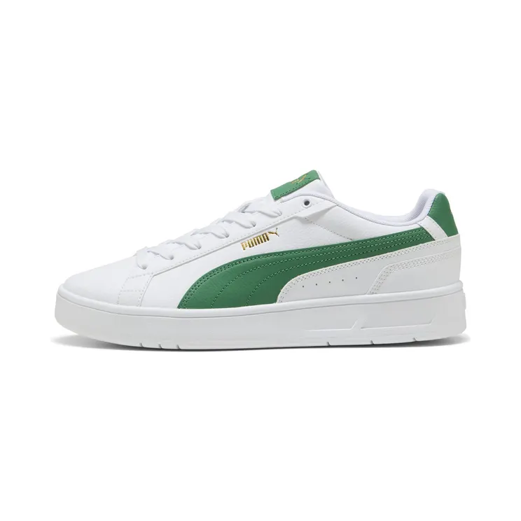 Puma Court Classico “Puma White / Archive Green / Puma Gold” (400284_02)