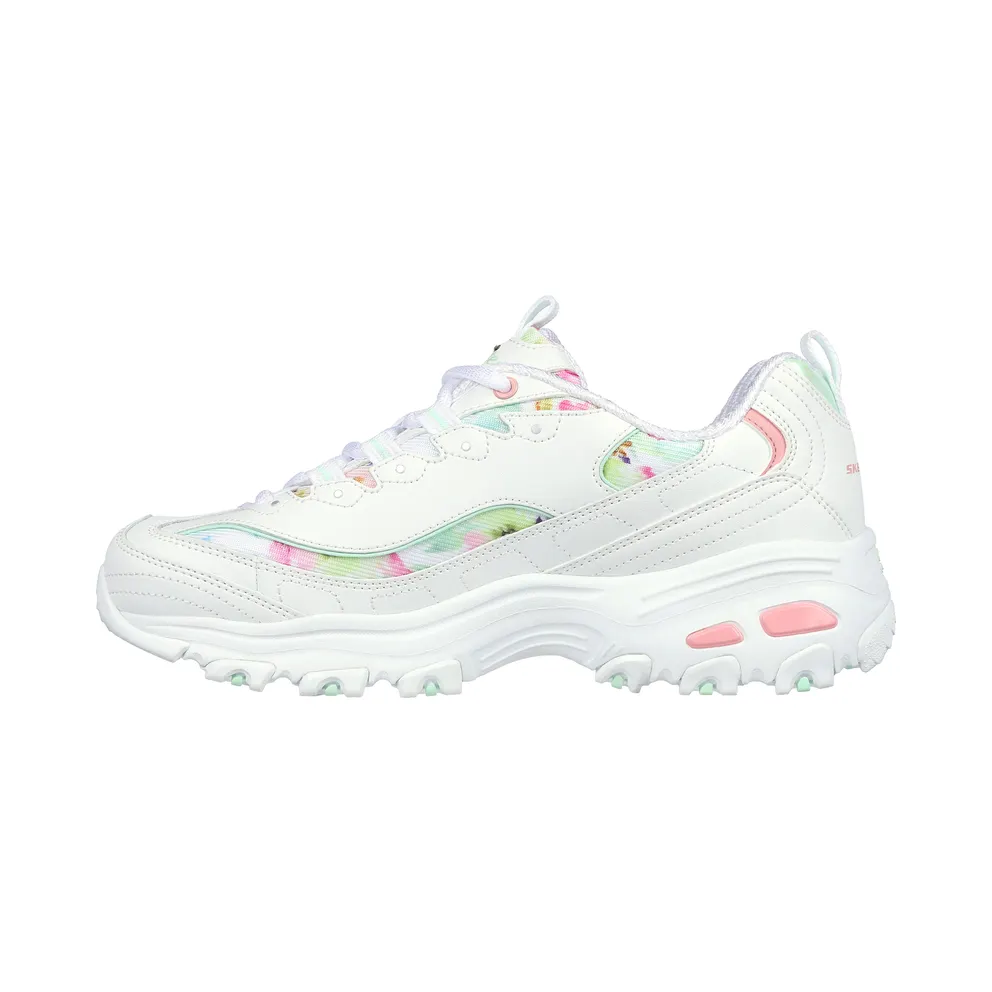 Skechers D’Lites – Blooming Fields – White / Multi – “White” (149794 WMLT)