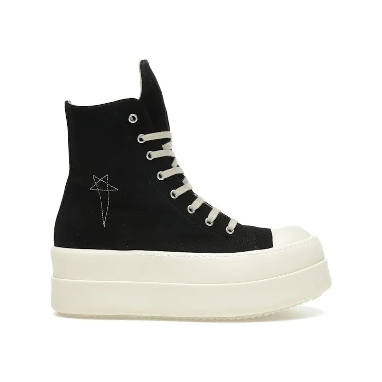 Rick Owens Hollywood DRKSHDW Double Bumper High Black Pearl (DU01E3831 DOEM9 9811)