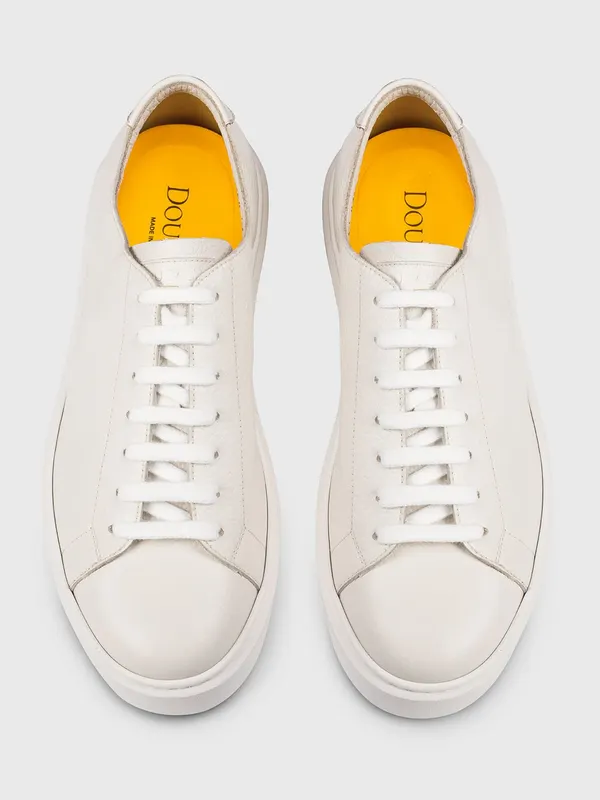 Doucal’s Tumbled Leather White (DU3539ALEXUY225EW00)