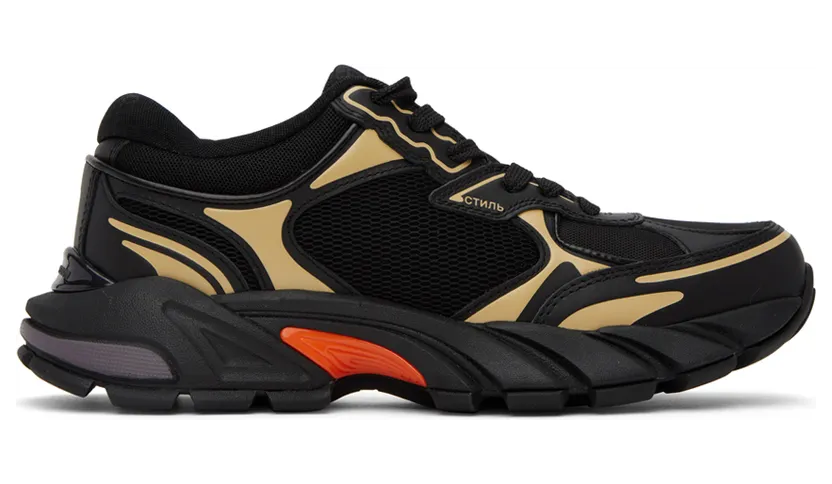 Heron Preston Black & Beige Block Stepper Sneakers (HMIA027F22FAB0011061)
