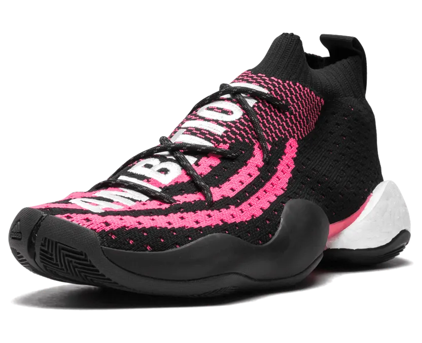 Adidas Pharrell x Crazy BYW ‘Ambition’ Core Black/Footwear White/Solar Pink (G28182)