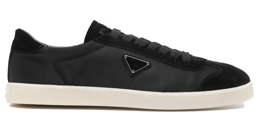 Black fabric and suede Sneakers 2EE454G000D7C/R_PRADA-F0632_604-9.5