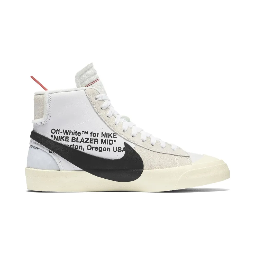 Nike Blazer Mid Off-White White/Black-Muslin (AA3832-100)