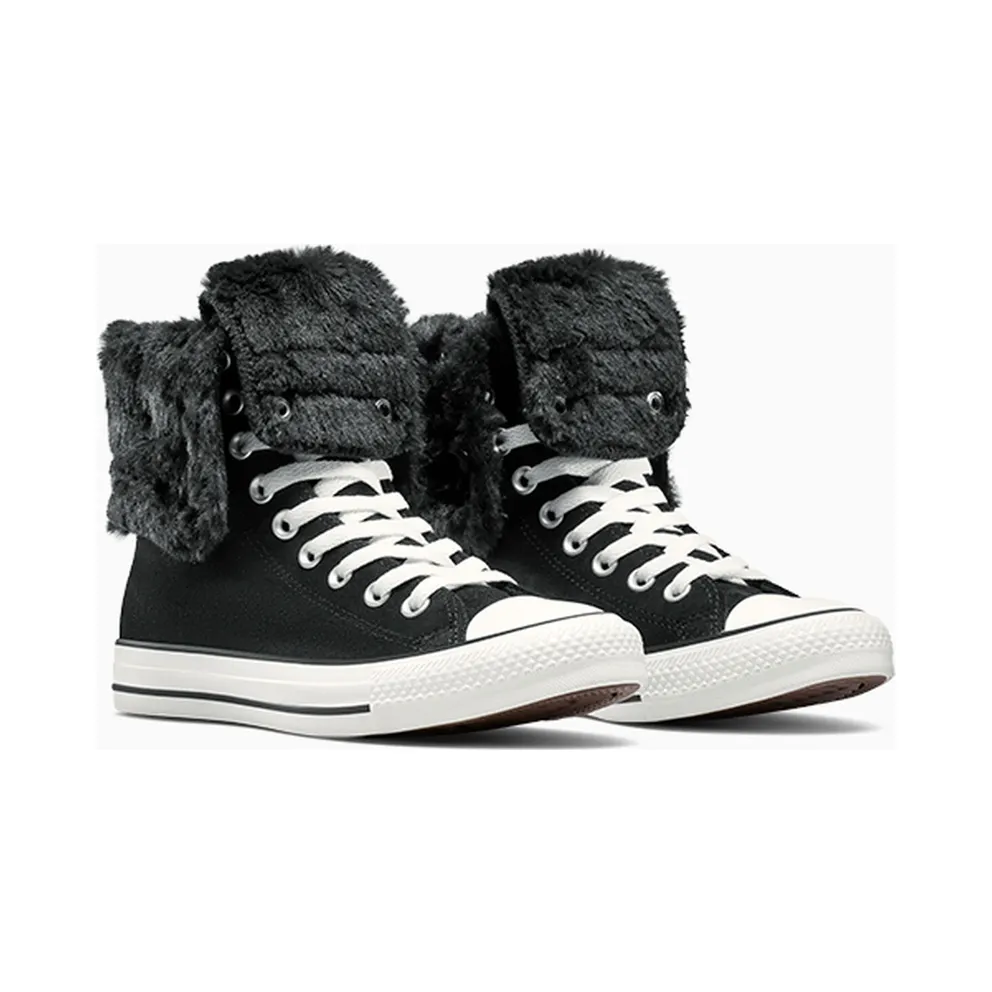 Converse Chuck Taylor All Star Fold Over Hi Black Egret (A15138C)