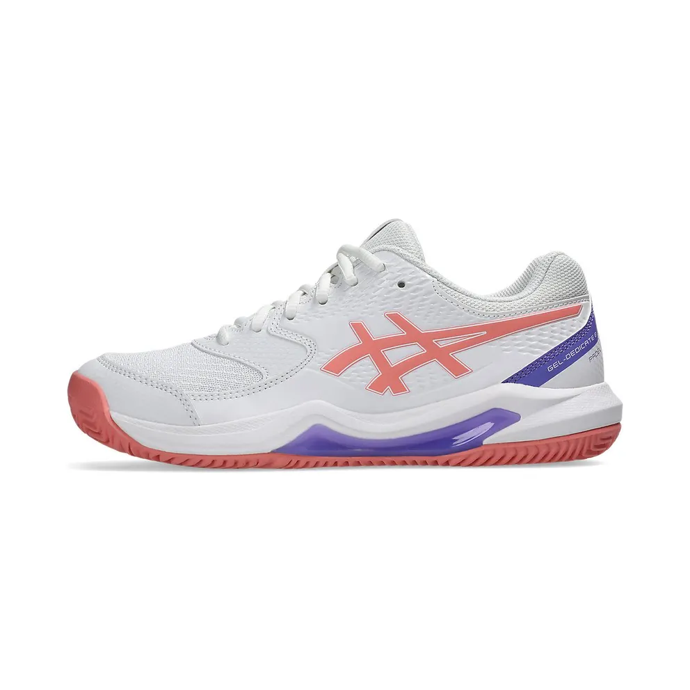 ASICS GEL-DEDICATE 8 PADEL “White / Guava” (1042A241-105)