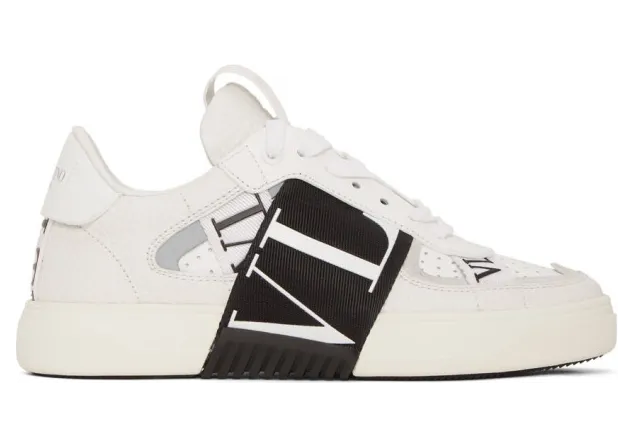 Valentino White Valentino Garavani Elastic Low-Top Sneakers (UW0S0V66WRQ)