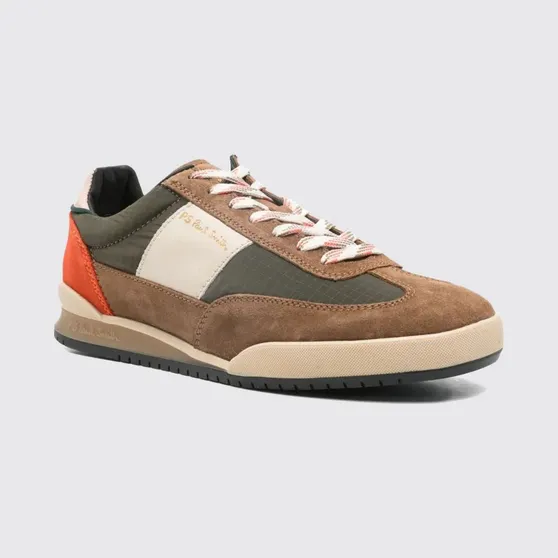 Paul Smith Suede and Nylon Sneakers Brown (M2SDVR97UNYL63)