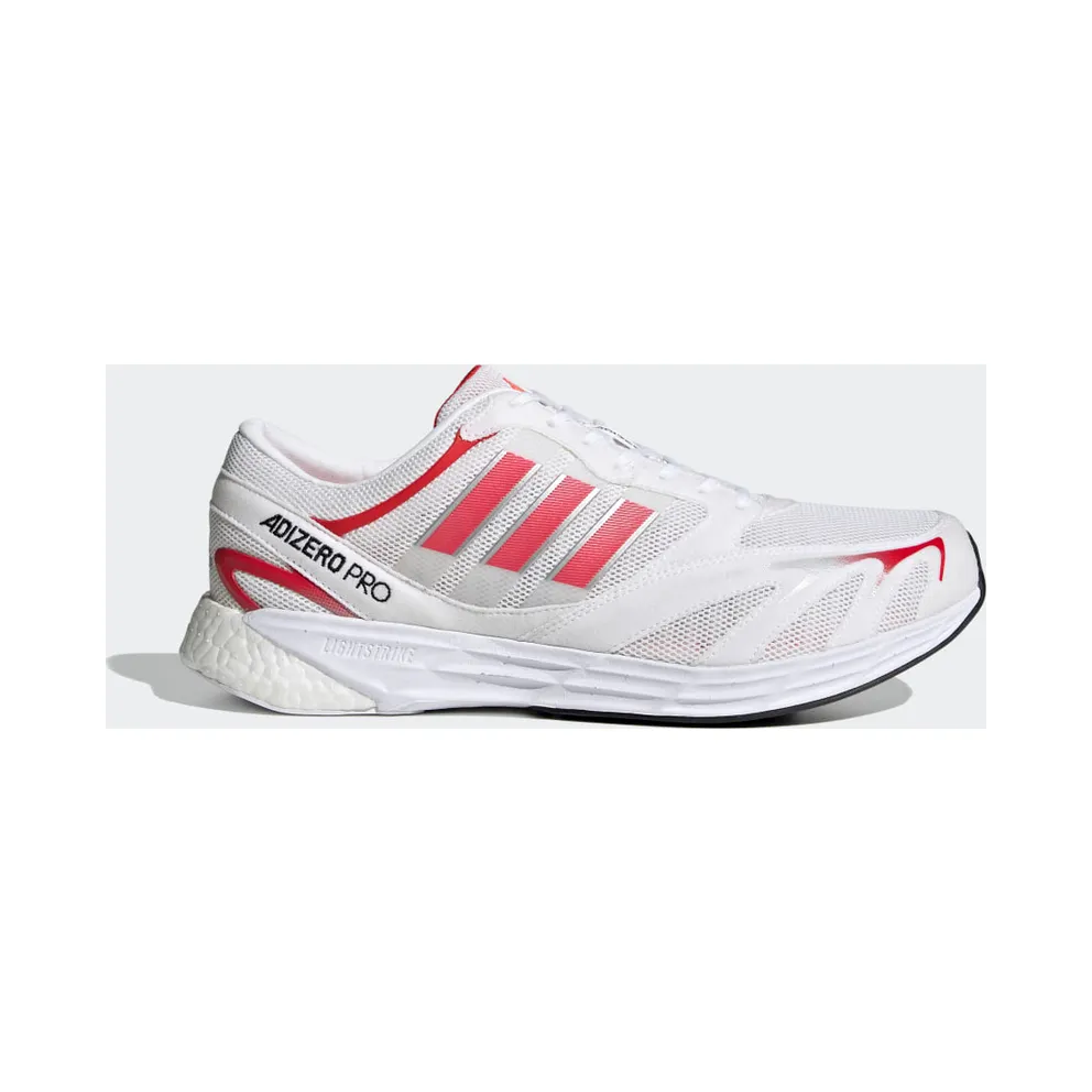 adidas Adizero Pro V1 DNA Laufschuh Cloud White / Vivid Red / Solar Red (GX5081)