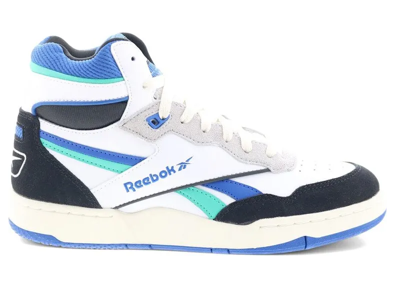 Reebok BB 4000 II Mid White Black Unleashed Green (100201330)