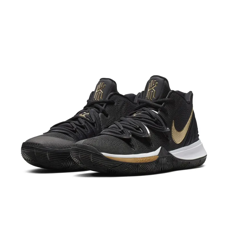 Nike Kyrie 5 Black Metallic Gold Black/Metallic Gold-White (AO2918-007)