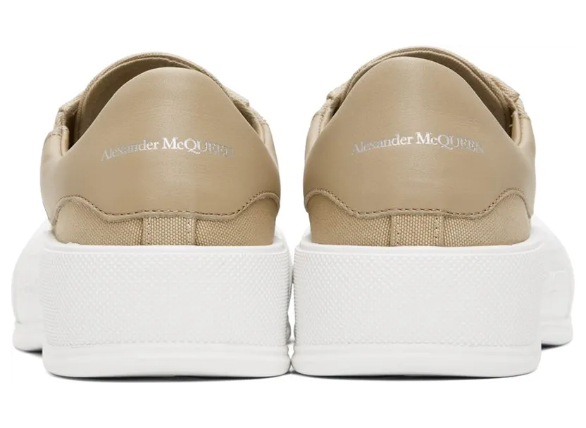 Alexander McQueen Beige Deck Plimsoll 1623 Lunar/Lunar (697120W4UW1) (2)