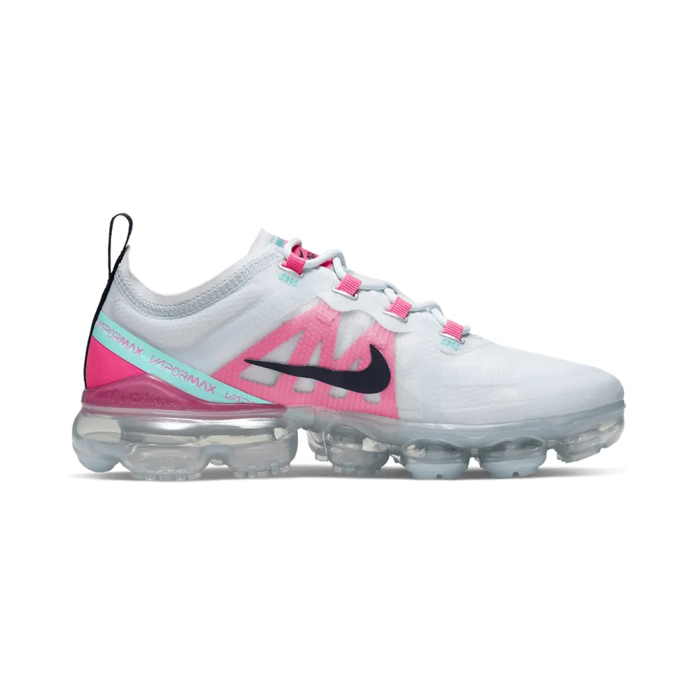 Nike Air VaporMax 2019 Grey Pink (W) Football Grey/Pink Blast-Aurora-Obsidian (AR6632-007)