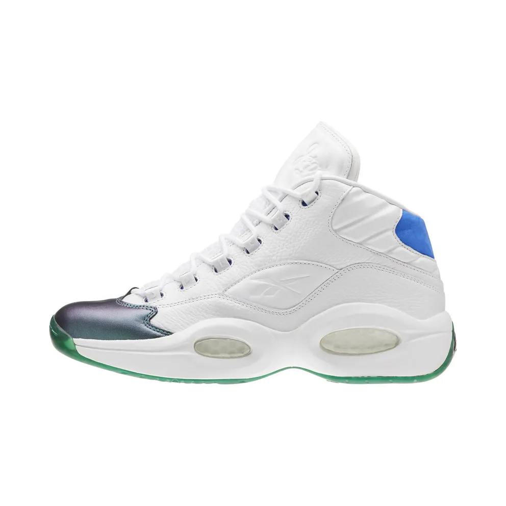 Reebok Question Mid Curren$y Jet Life Stem Green/Vital Blue-White-Purple Emperor (Other Brands Reebok)