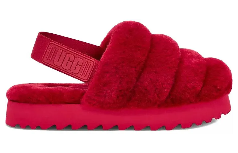 UGG Super Fluff Slipper Ribbon Red (1121751-RBRD)
