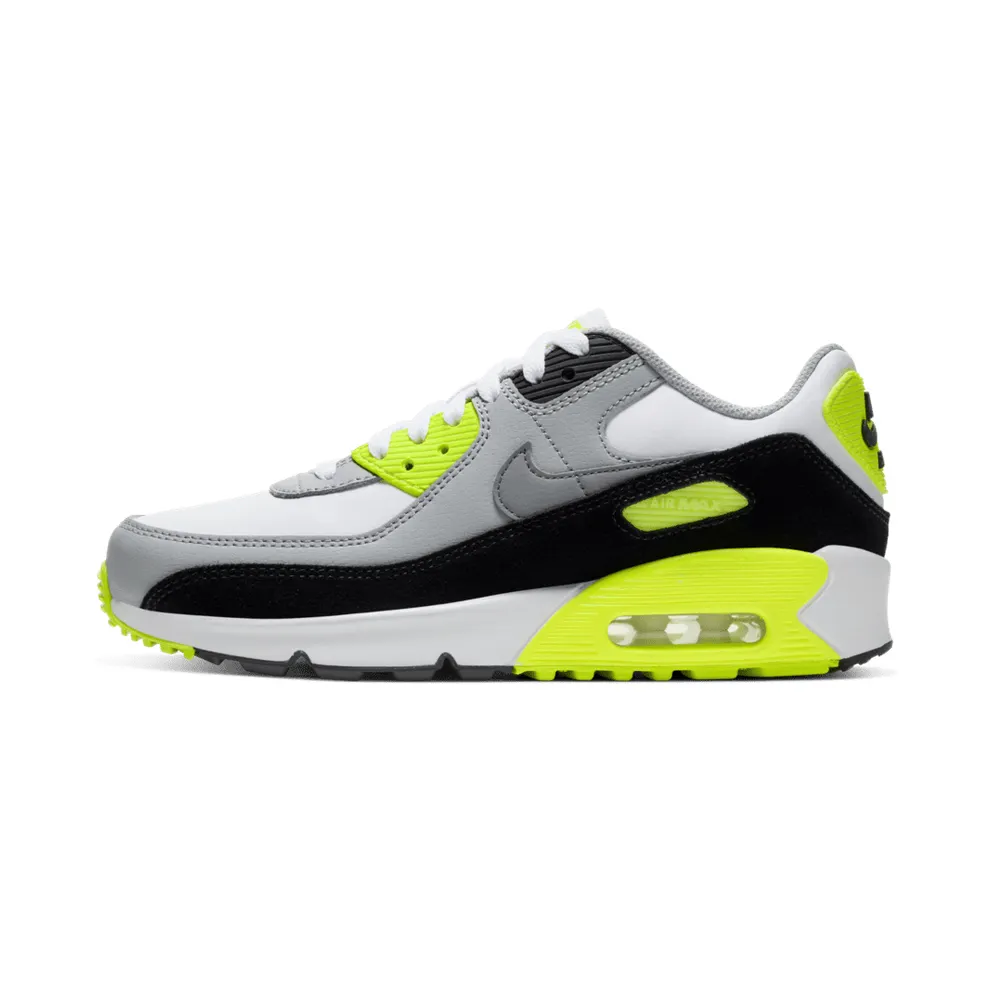Nike Air Max 90 OG Volt 2020 (GS) White/Particle Grey-Black-Volt (CD6864-101)