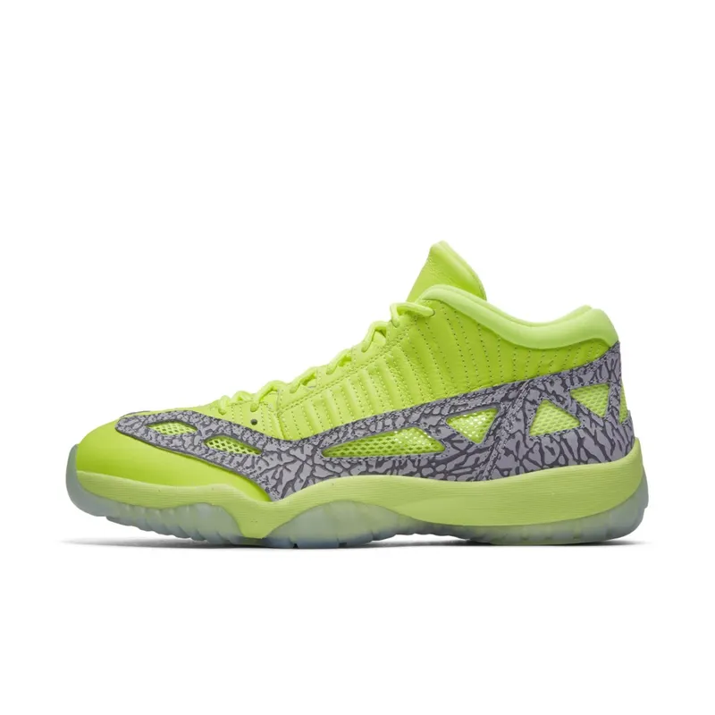 Jordan 11 Retro Low IE Volt Volt/Volt-Cement Grey (919712-700)
