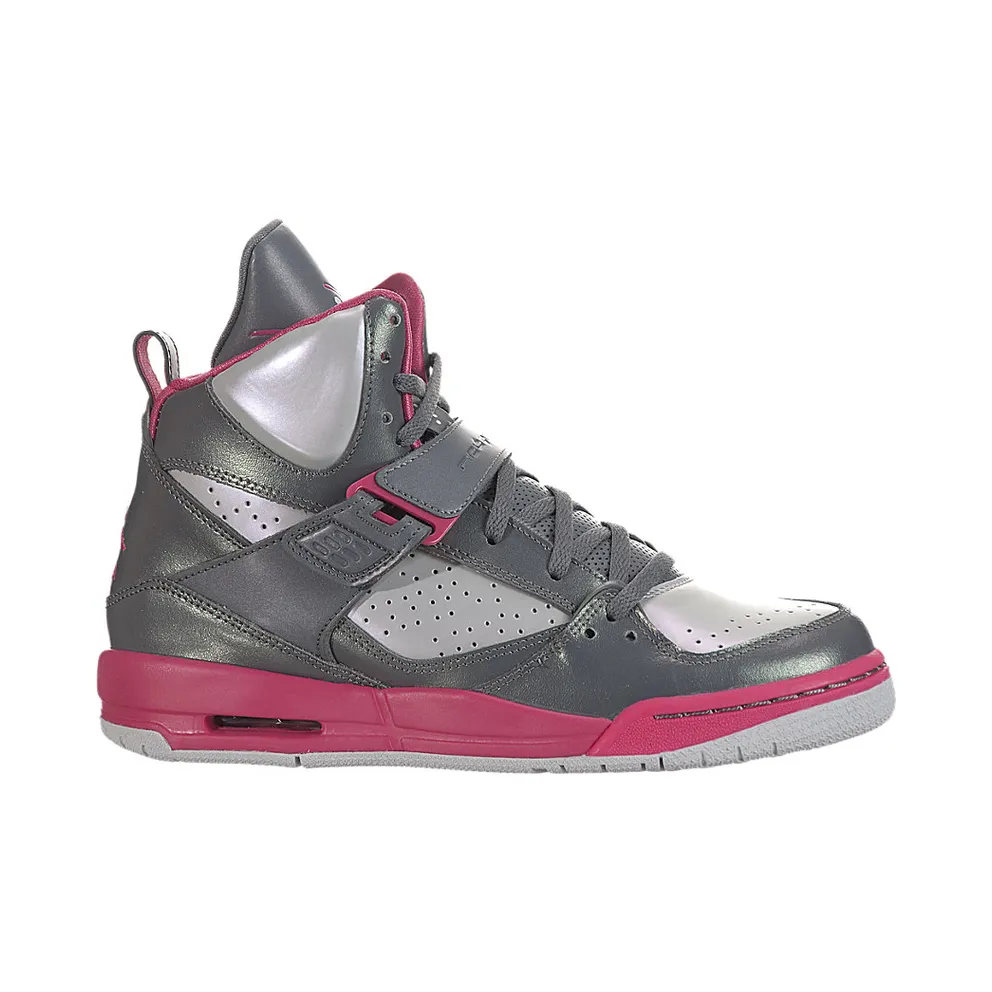 Jordan Flight 45 High Cool Grey (GS) Cool Grey/White-Metallic Platinum-Dynamic Pink (524864-029)