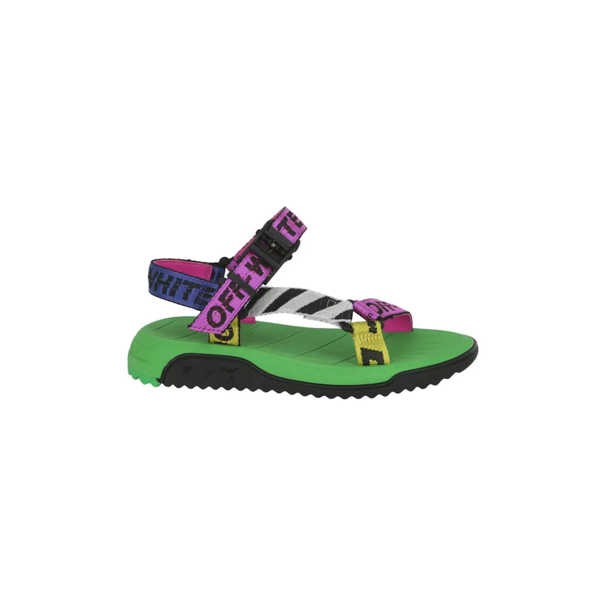 OFF-WHITE New Trek Sandal Fuchsia Green (IH017S22 MAT00 13255 60271)