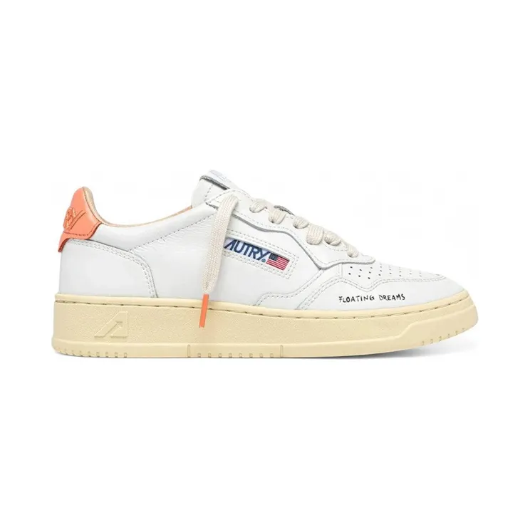 Autry Medalist DL White Peach Pink (AULW-DL03)