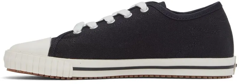 Palm Angels Black Vulcanized Low-Top Sneakers (PWIA045S22FAB0011001)