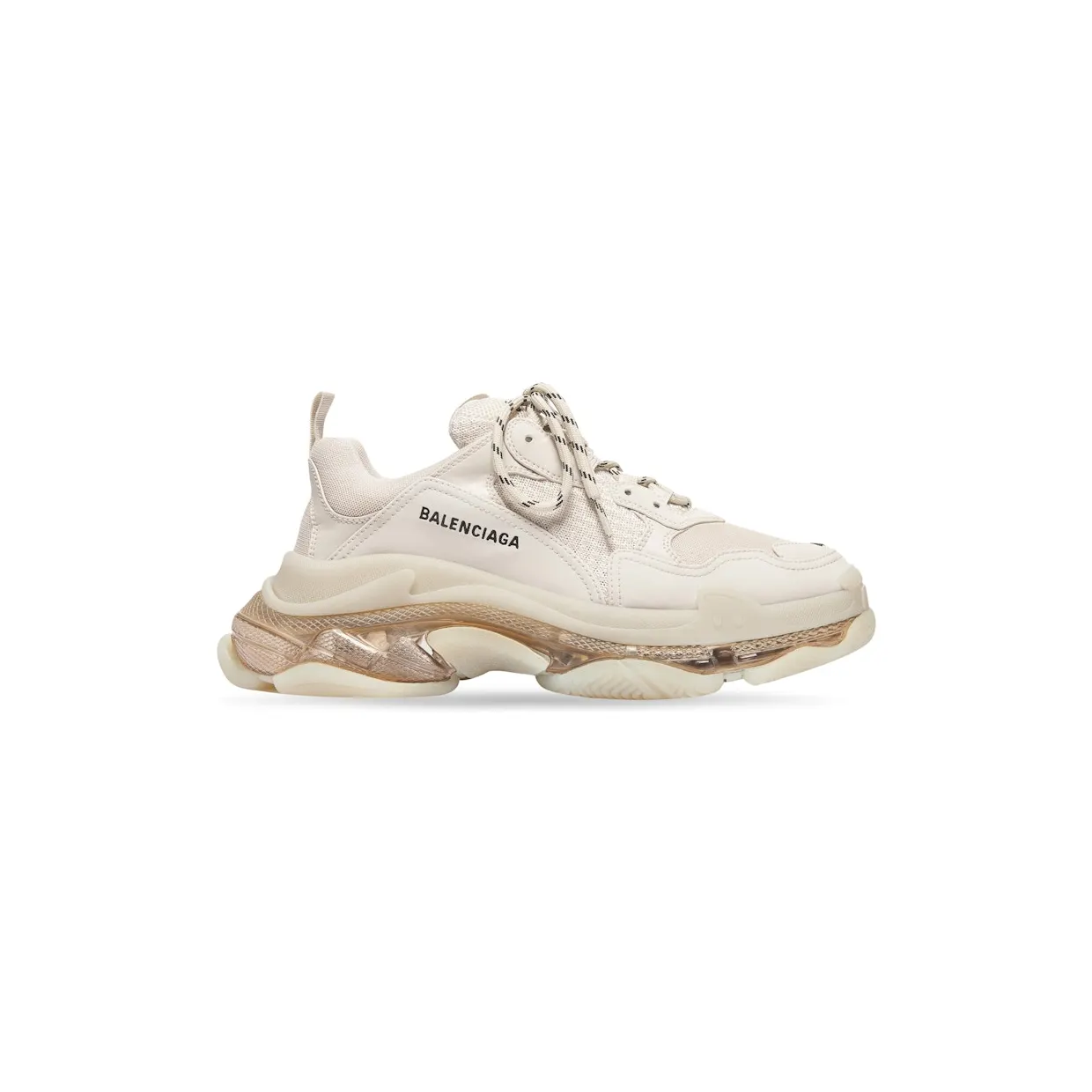 Balenciaga Triple S Clear Sole Beige (544351W2FB19005)