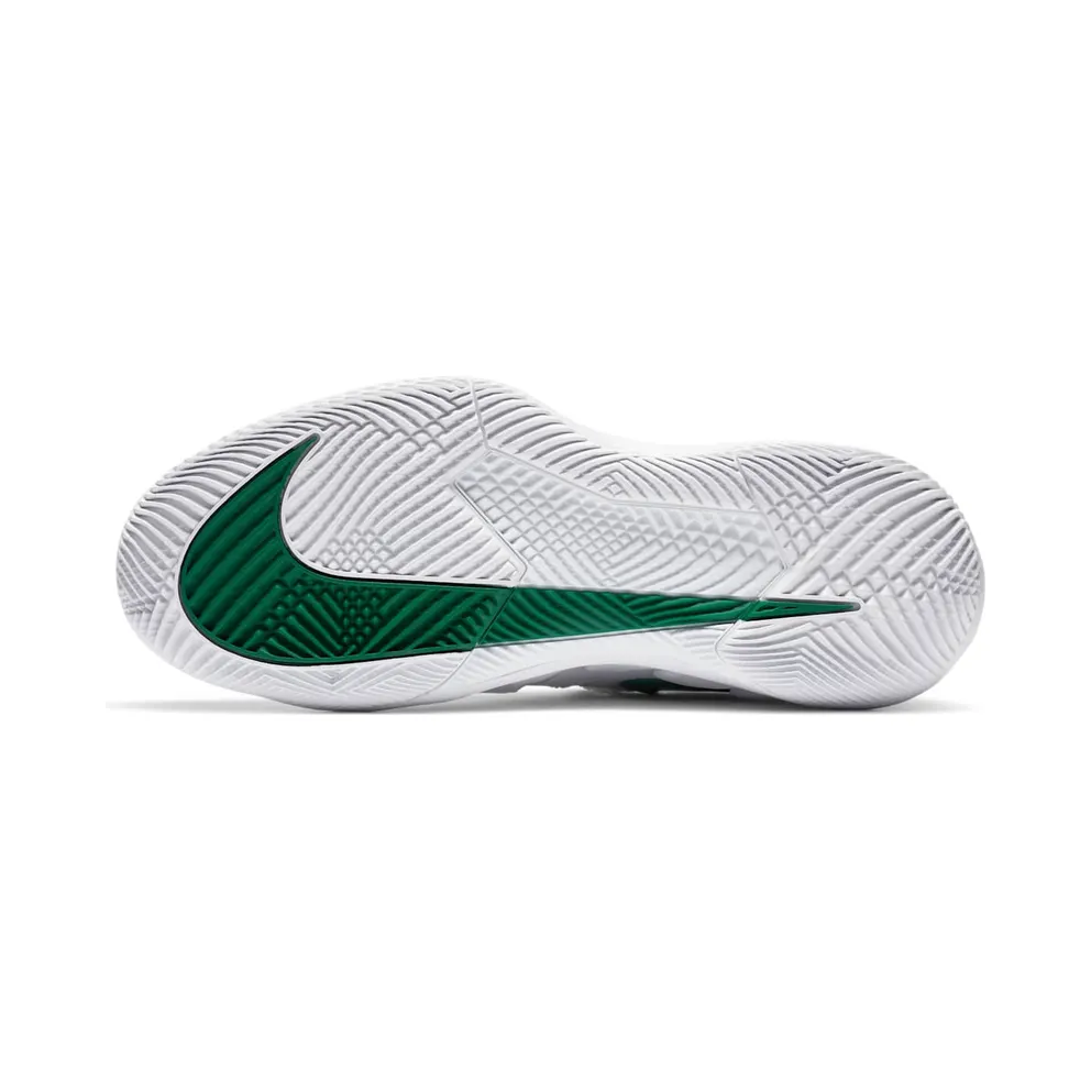 NikeCourt Air Zoom Vapor X Hardcourt – White “White / Clover / Gorge Green” (AA8027-111)
